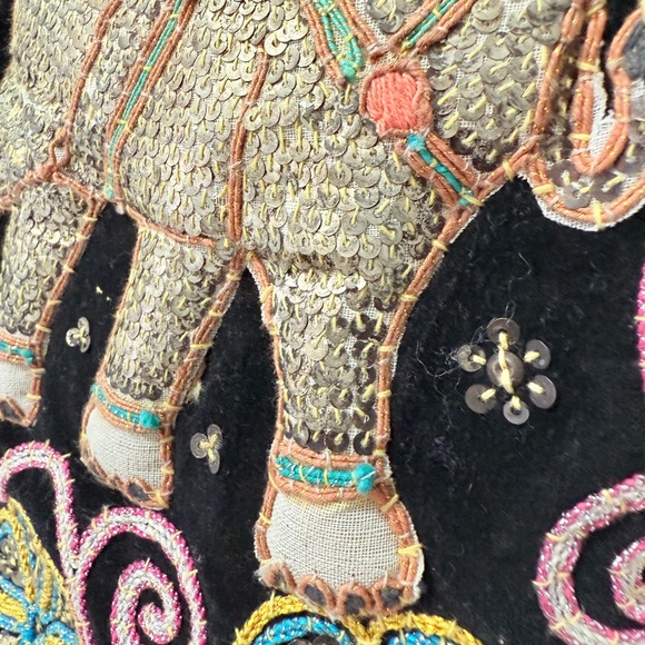 Vintage Embroidered Elephant Vest M - Picture 13 of 14